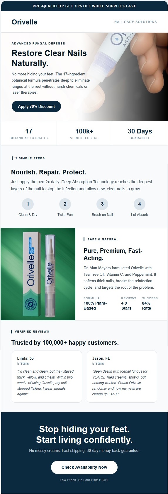 Orivelle Nail Care Solution